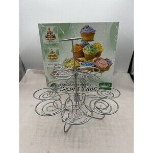 Wilton Cupcakes 'N More Dessert Stand Holds 13 Cupcakes NIB